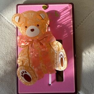 Piper K Teddy Bear Hair Clip/Claw